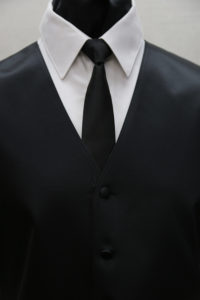Black Simply Solid with Windsor Tie