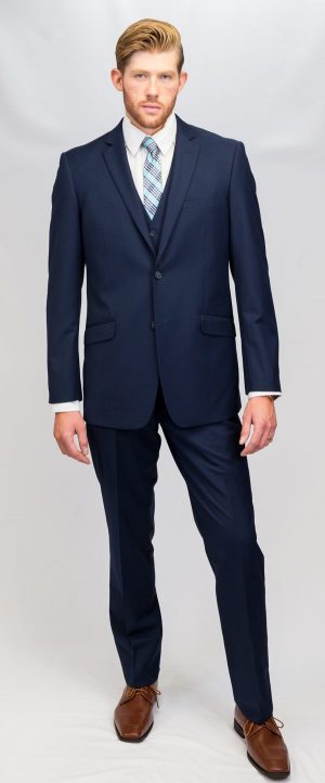 Chama super 150s Microfiber Suit, Cobalt blue