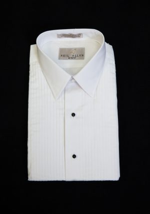 Mens’ Poly/Cotton Standard Collar Tuxedo Shirt